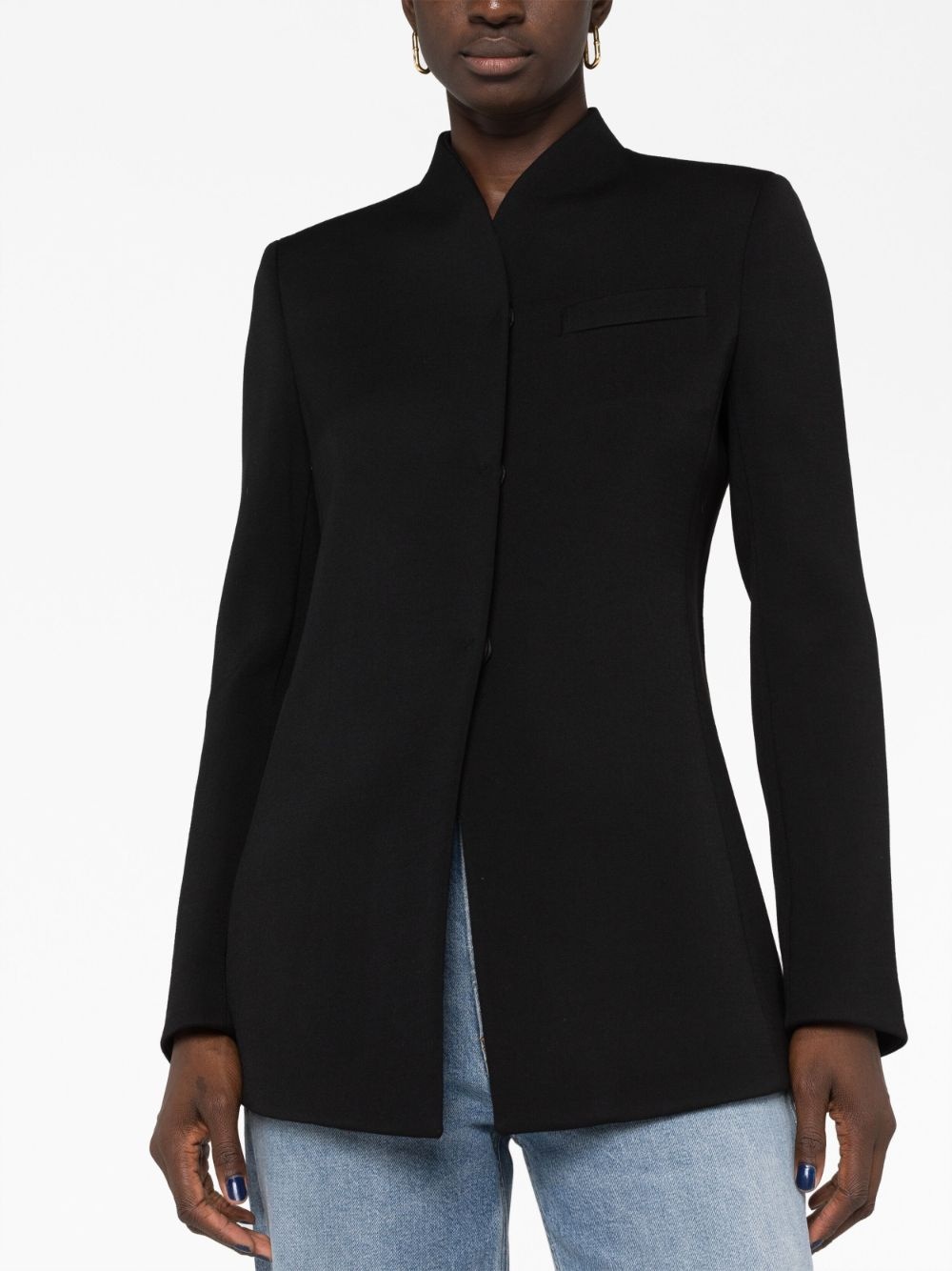 single-breasted blazer - 5