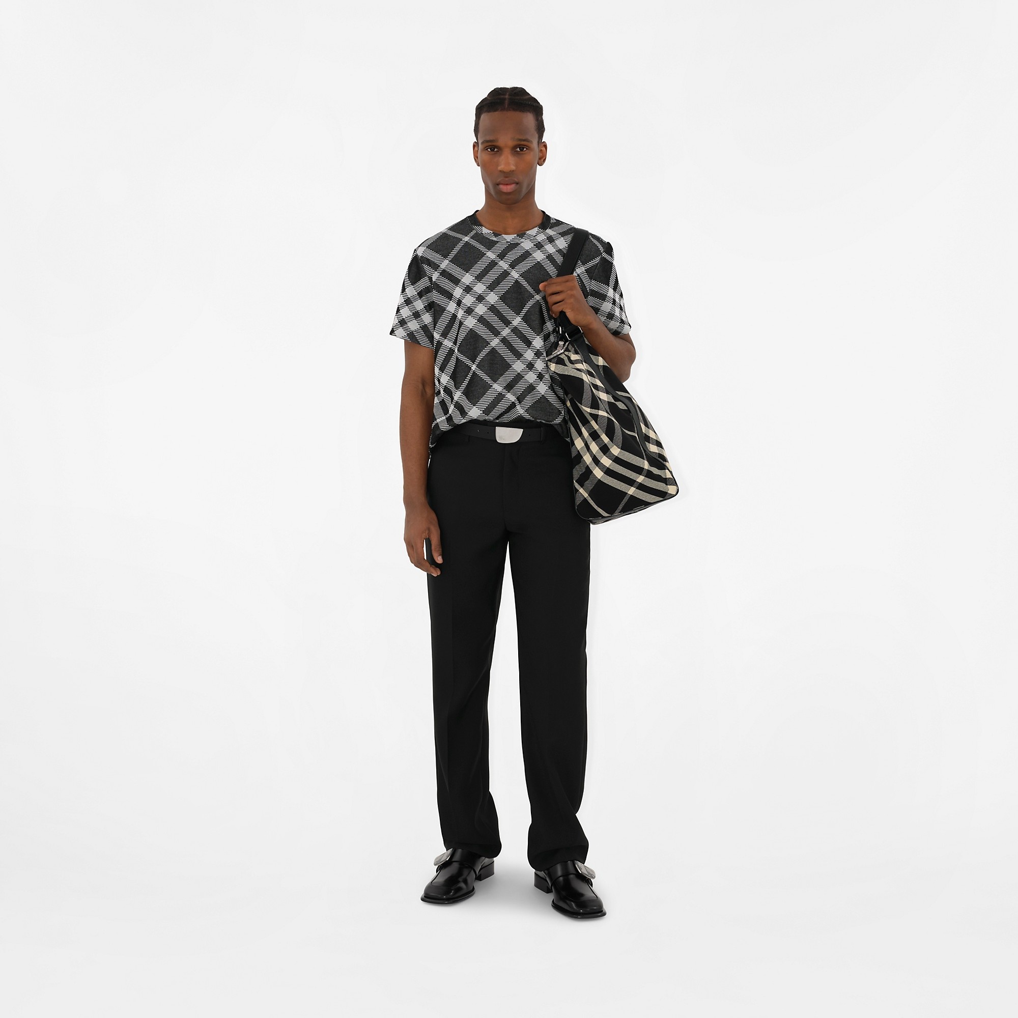 【関税&送料込】Burberry Embroidered Stretch Cotton Blend Sw Burberry Embroidered stretch cotton blend sweatshirt | The