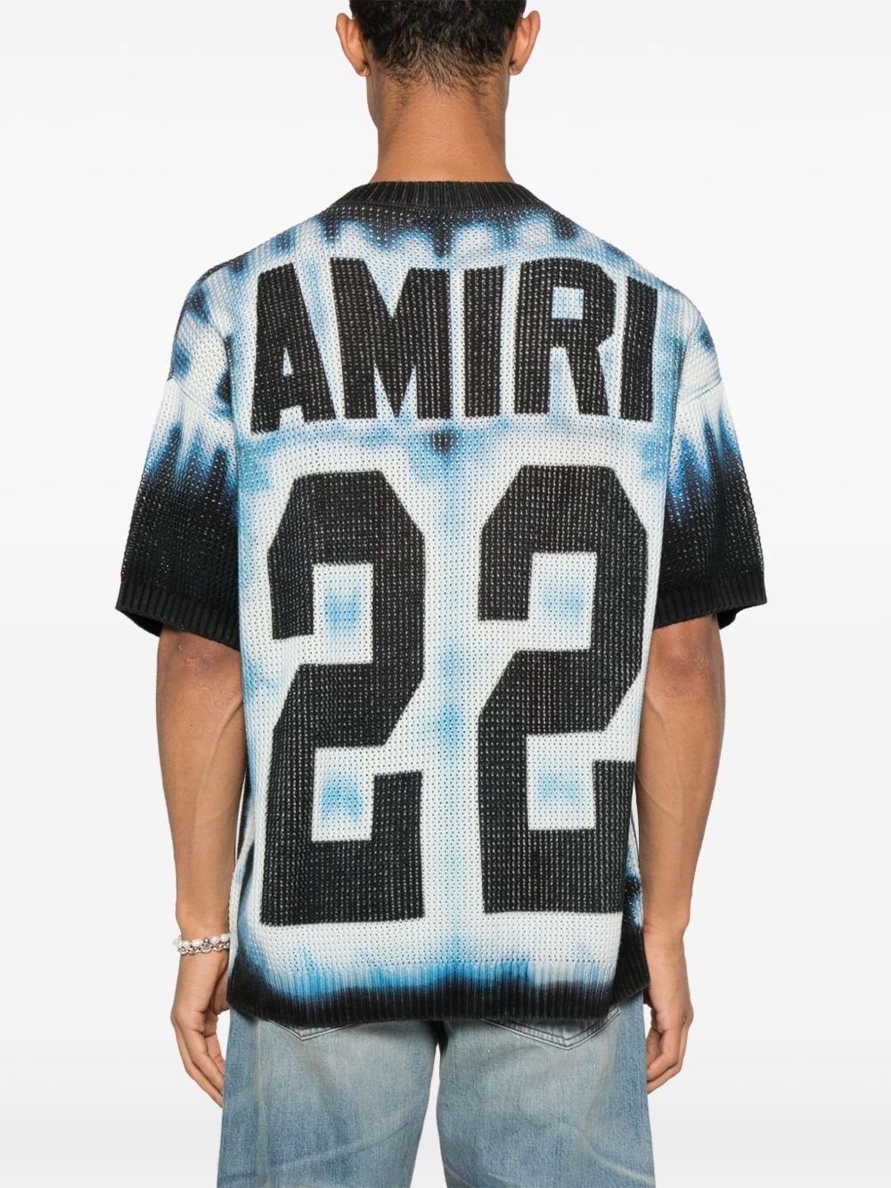 tie-dye knitted sweater - 4