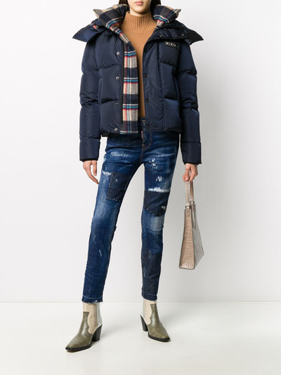 DSQUARED2 hooded padded jacket outlook