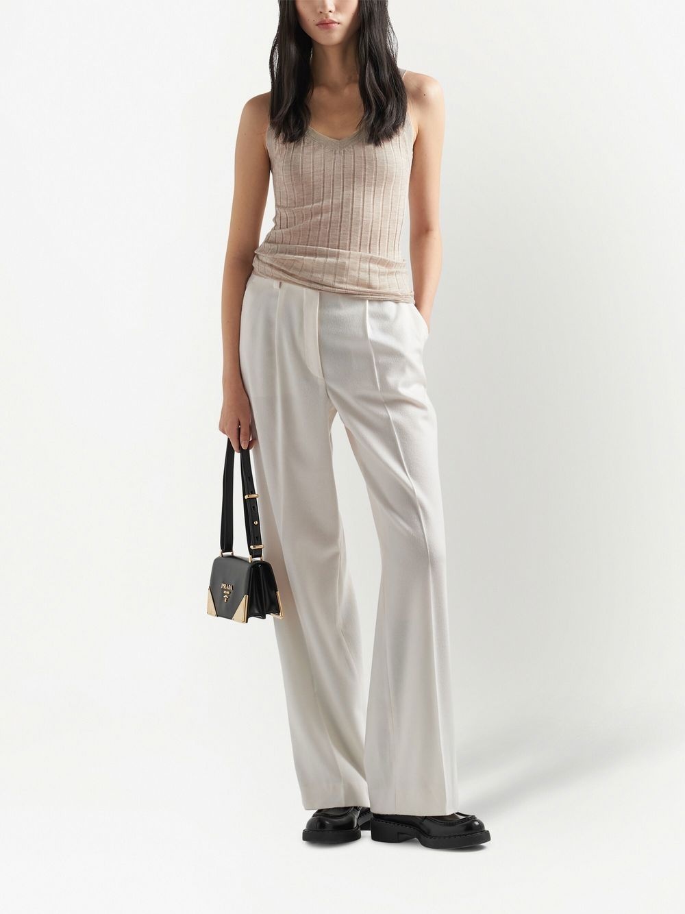 ribbed cashmere tank top - 2
