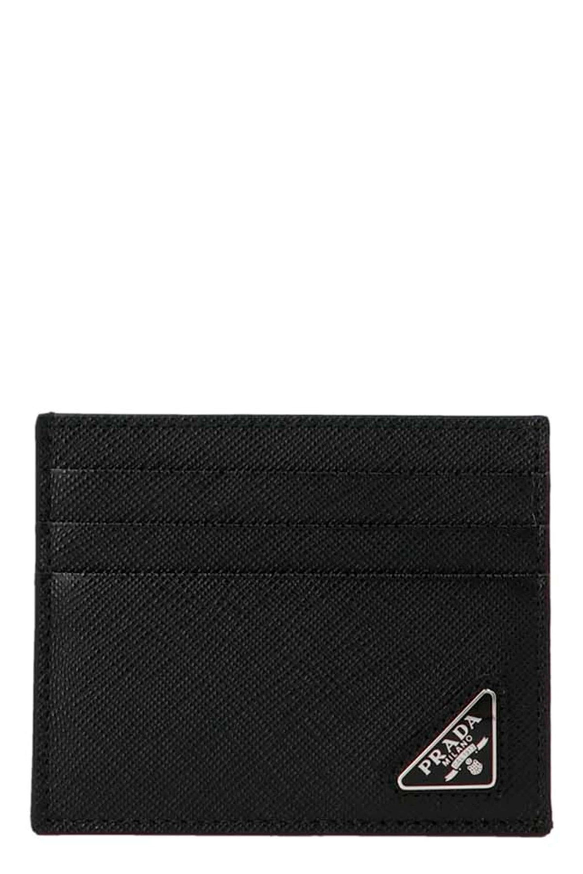 Logo leather card holder - 1