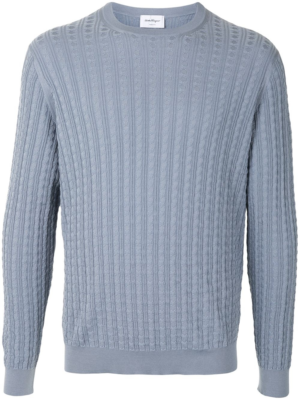 knitted Gancini pattern jumper - 1