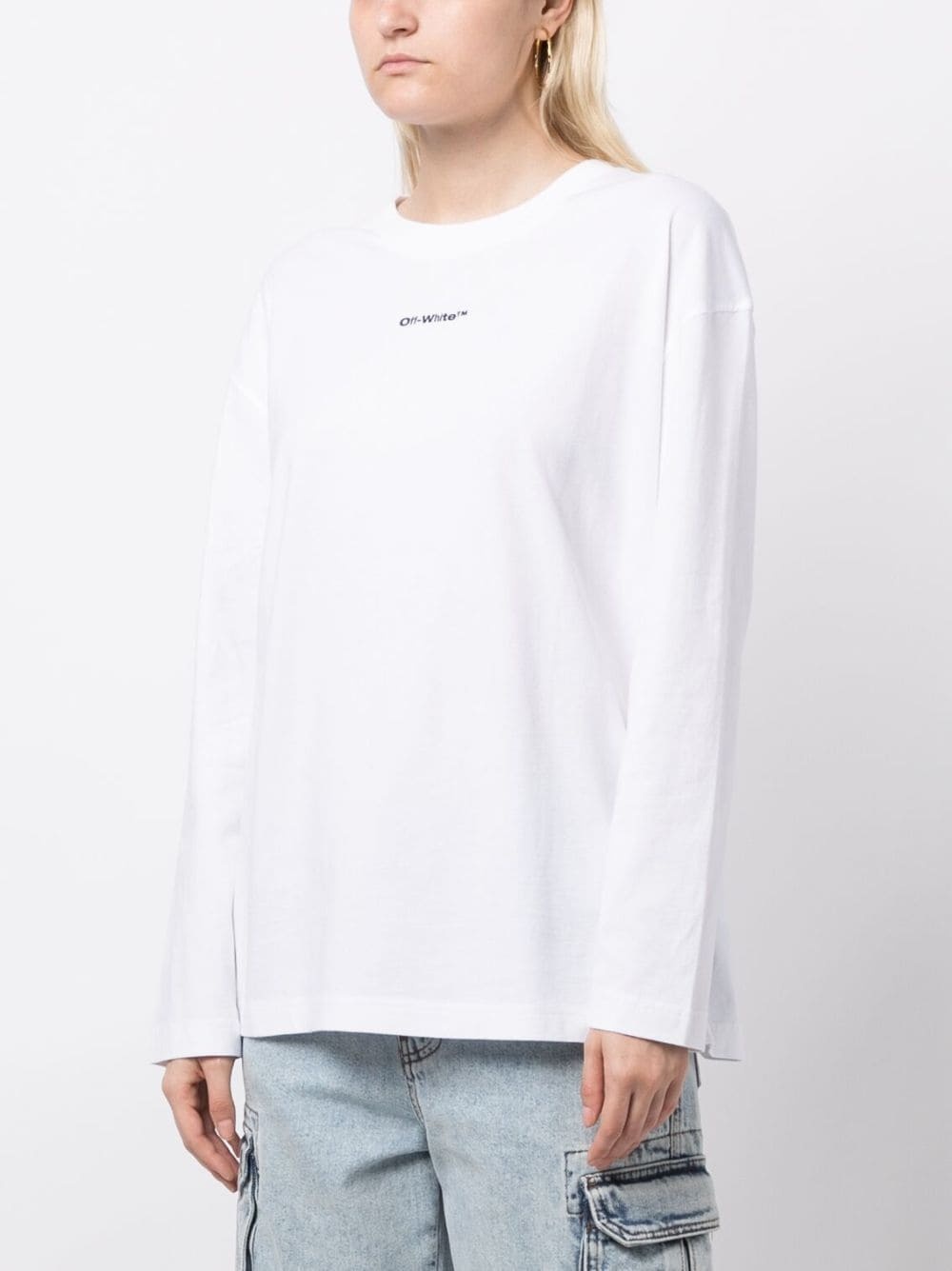 logo-print long-sleeve T-shirt - 6