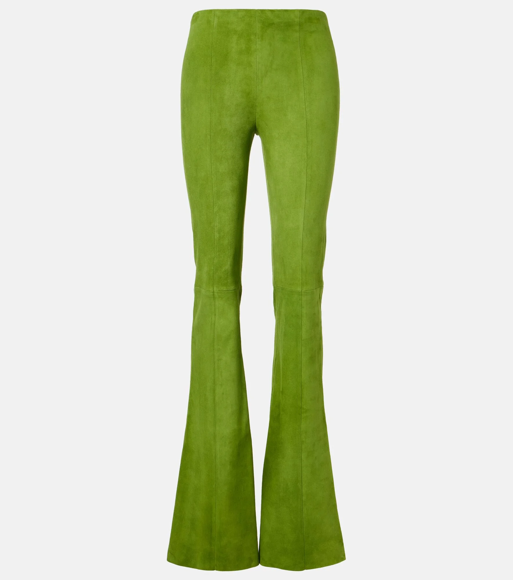 Gege suede flared pants - 1