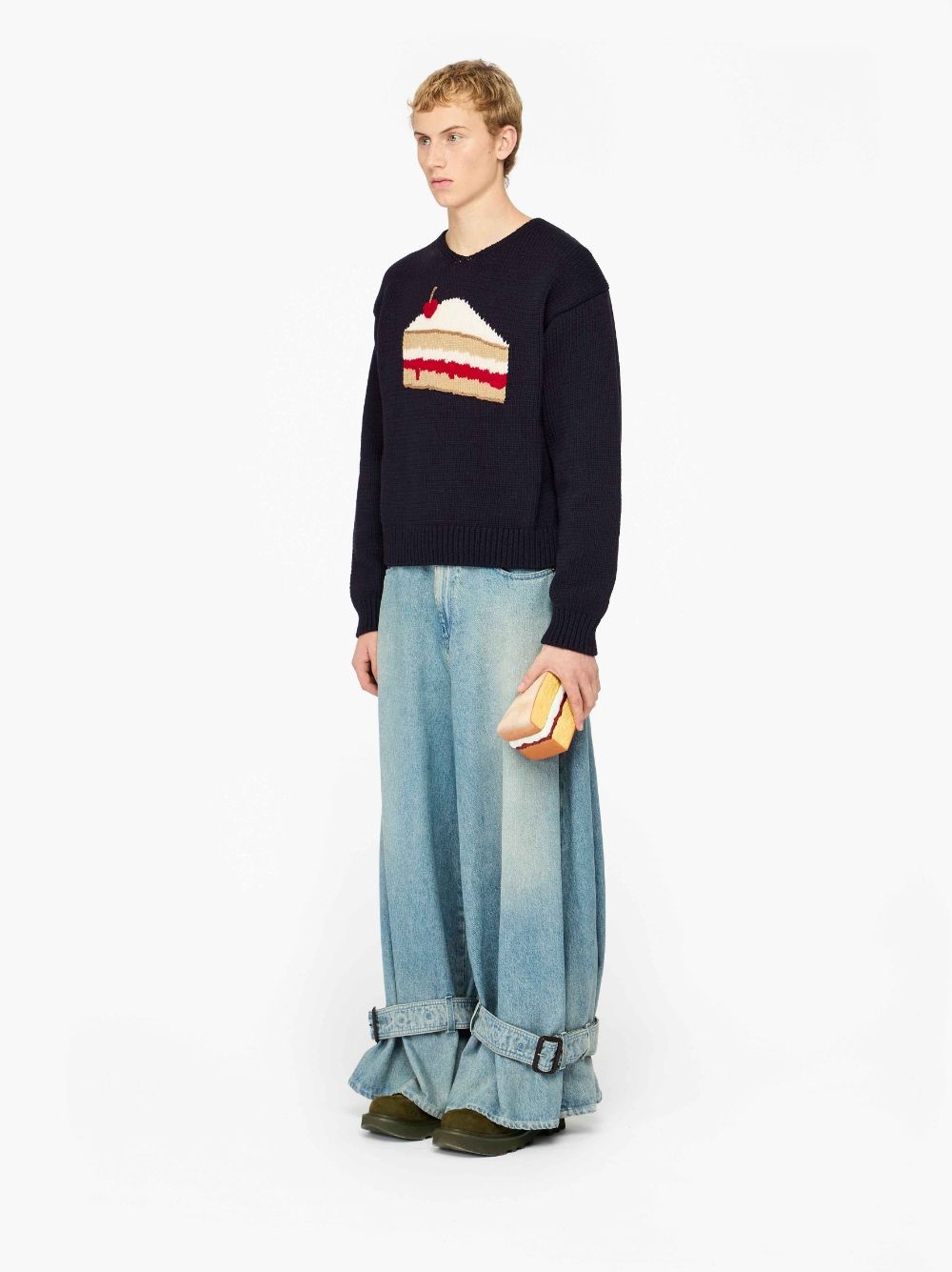CAKE' INTARSIA SWEATER - 4