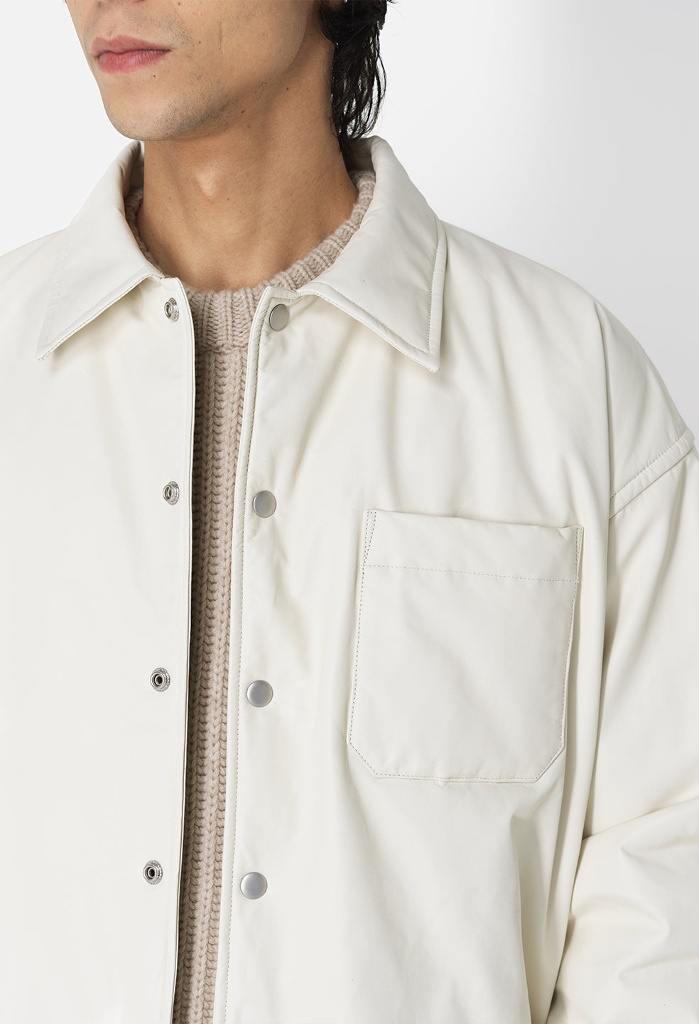 LEATHER SCOUT OVERSHIRT - 2