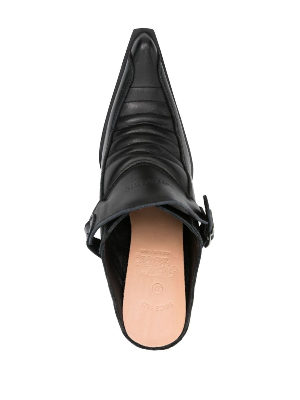 x New Rock Moto leather mules - 4