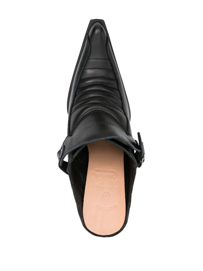 x New Rock Moto leather mules 4