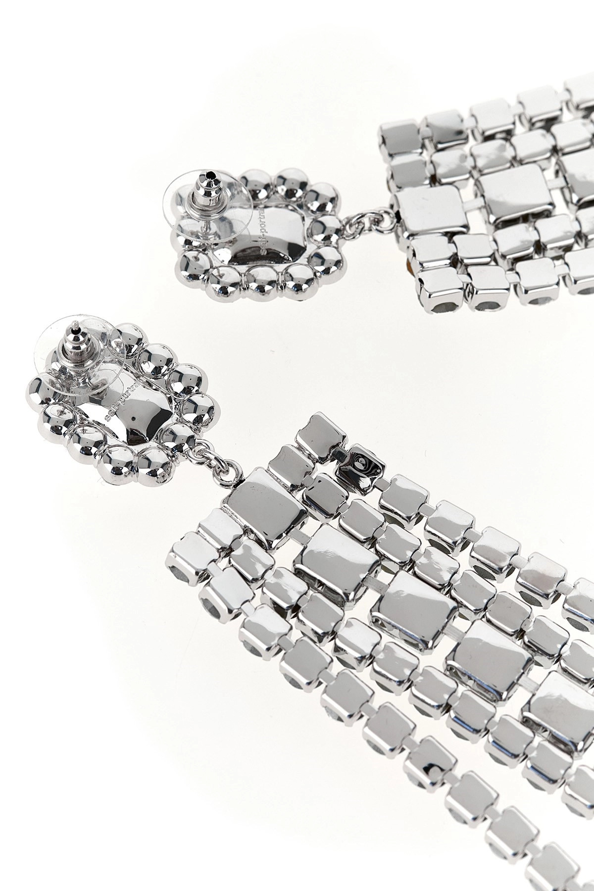 'Multi Crystal Droplet' earrings - 2