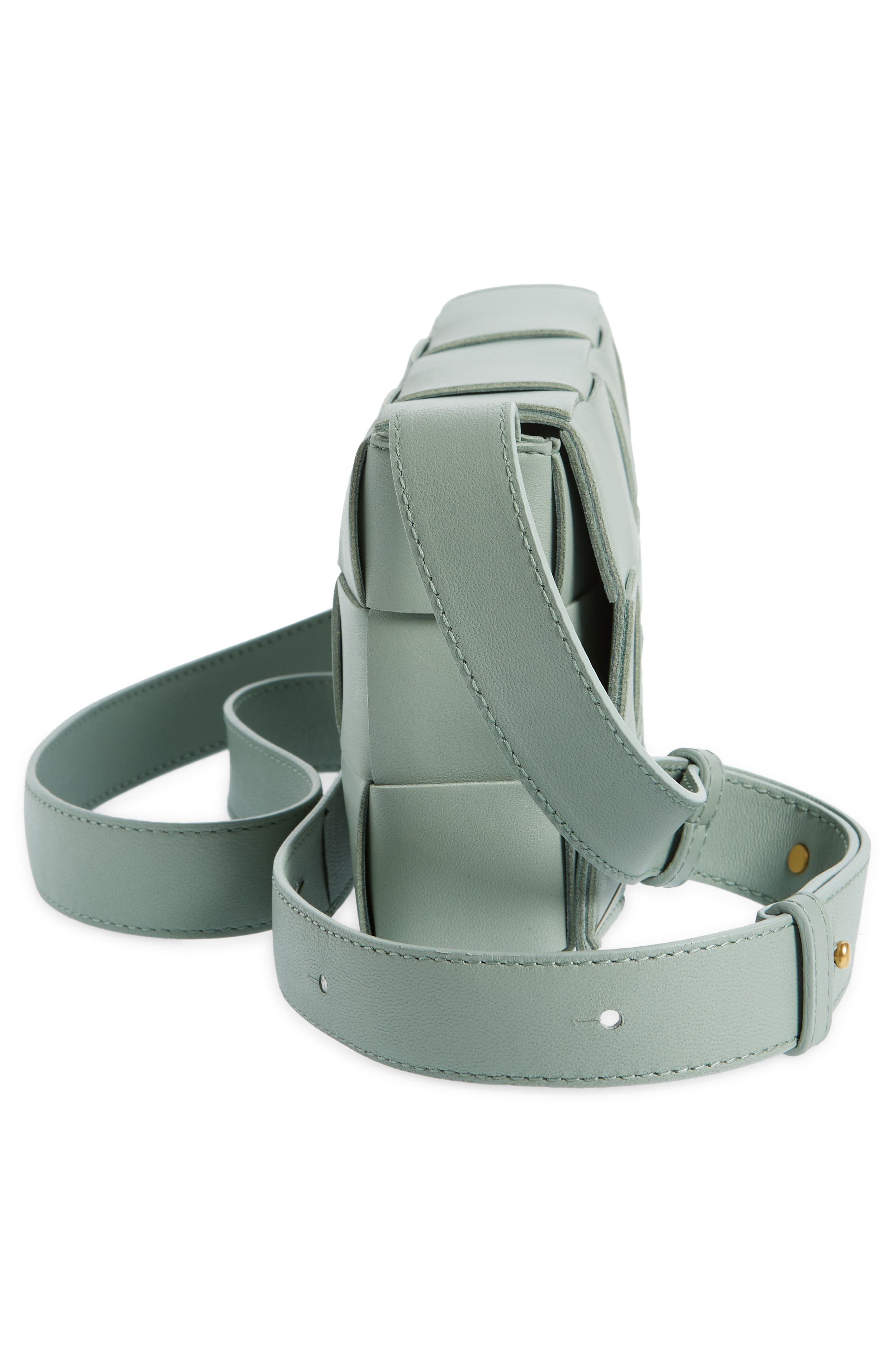 Small Intrecciato Leather Cassette Crossbody Bag - 5