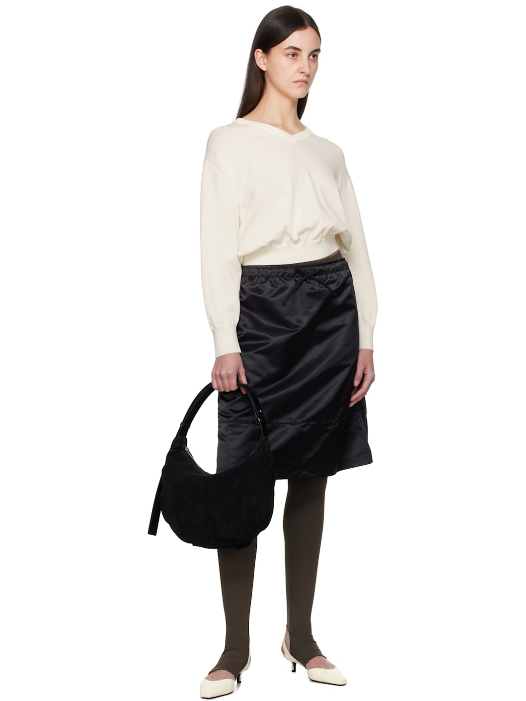 Black Leather Shoulder Bag 4