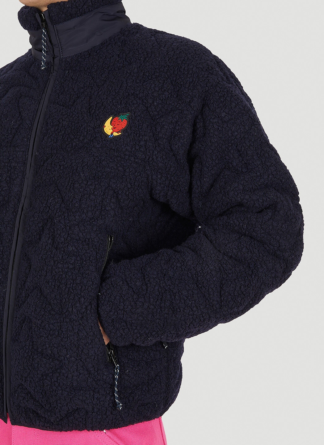 Quilted Fleece Zip Jacket - 5