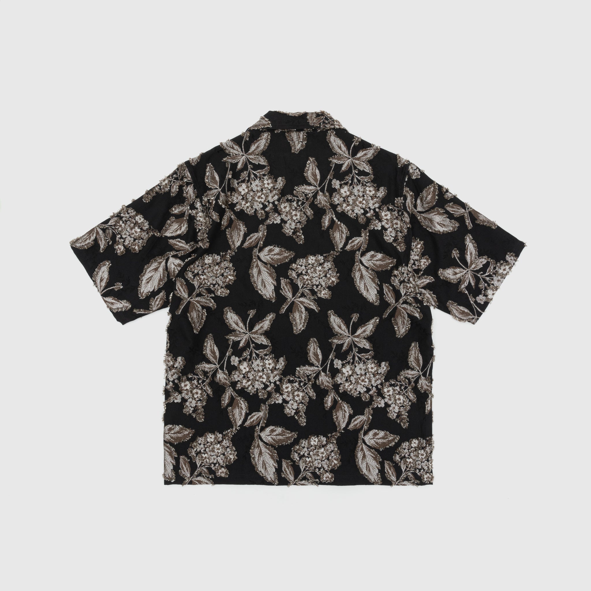 FLOWER CUT JACQUARD CABANA SHIRT - 5