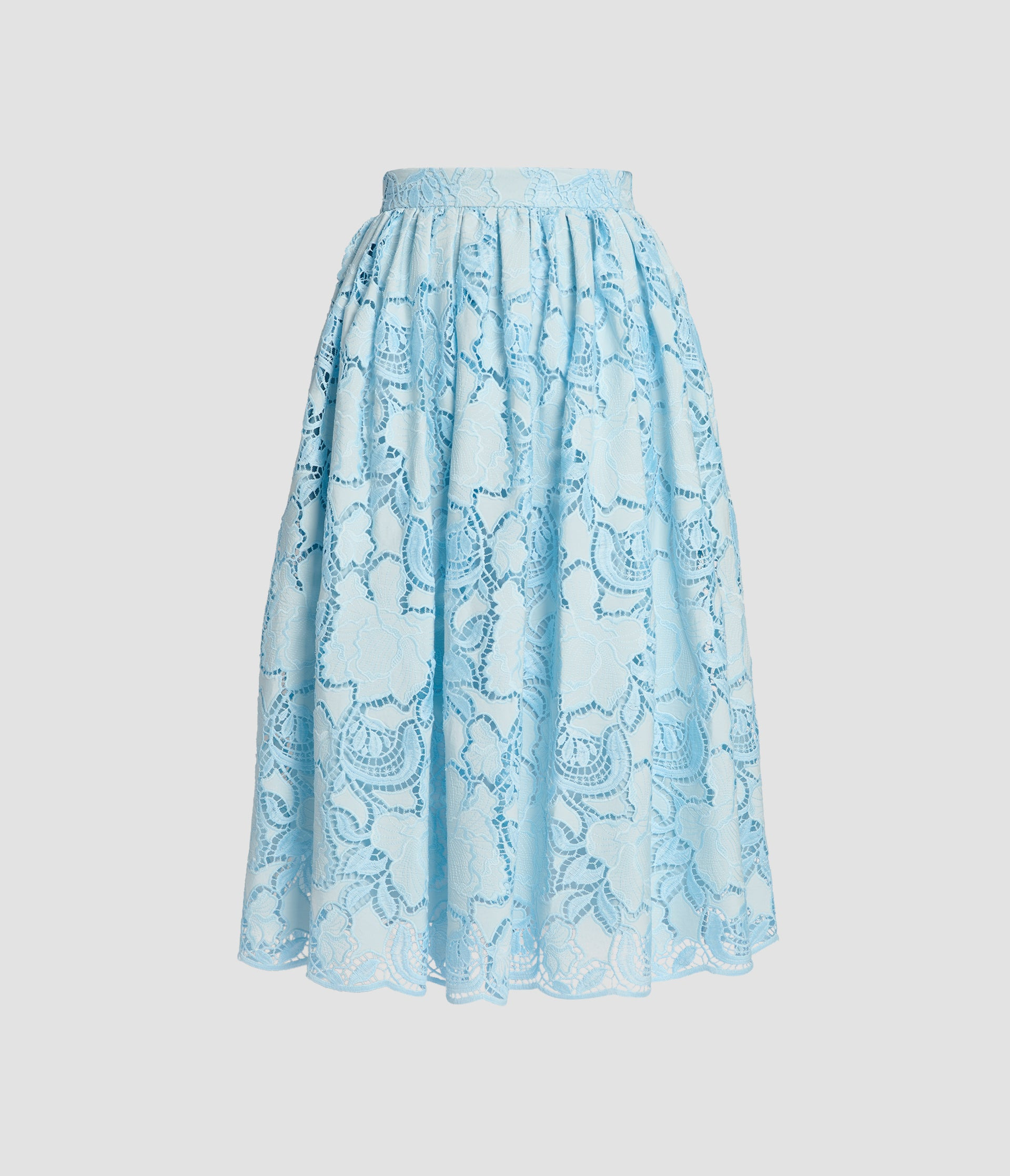 GATHERED MIDI SKIRT - 2