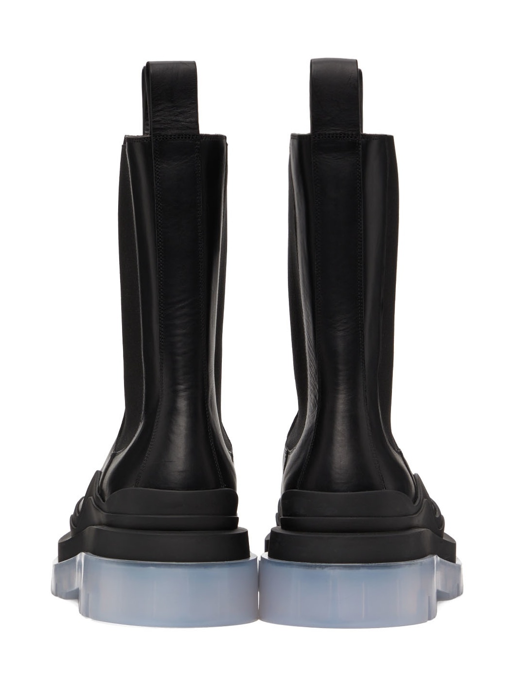 Black Tire Chelsea Boots - 2
