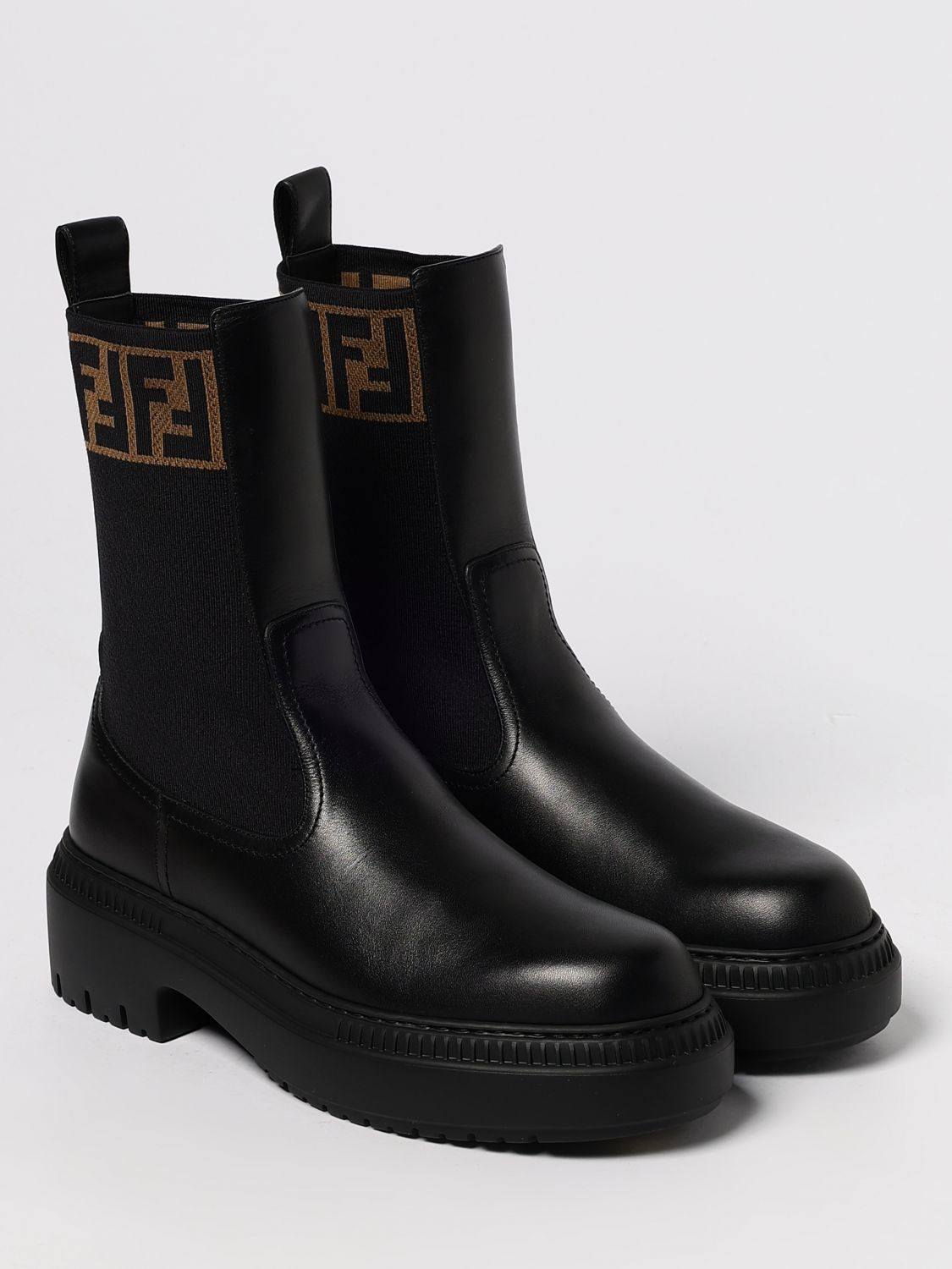 Flat ankle boots woman Fendi - 2