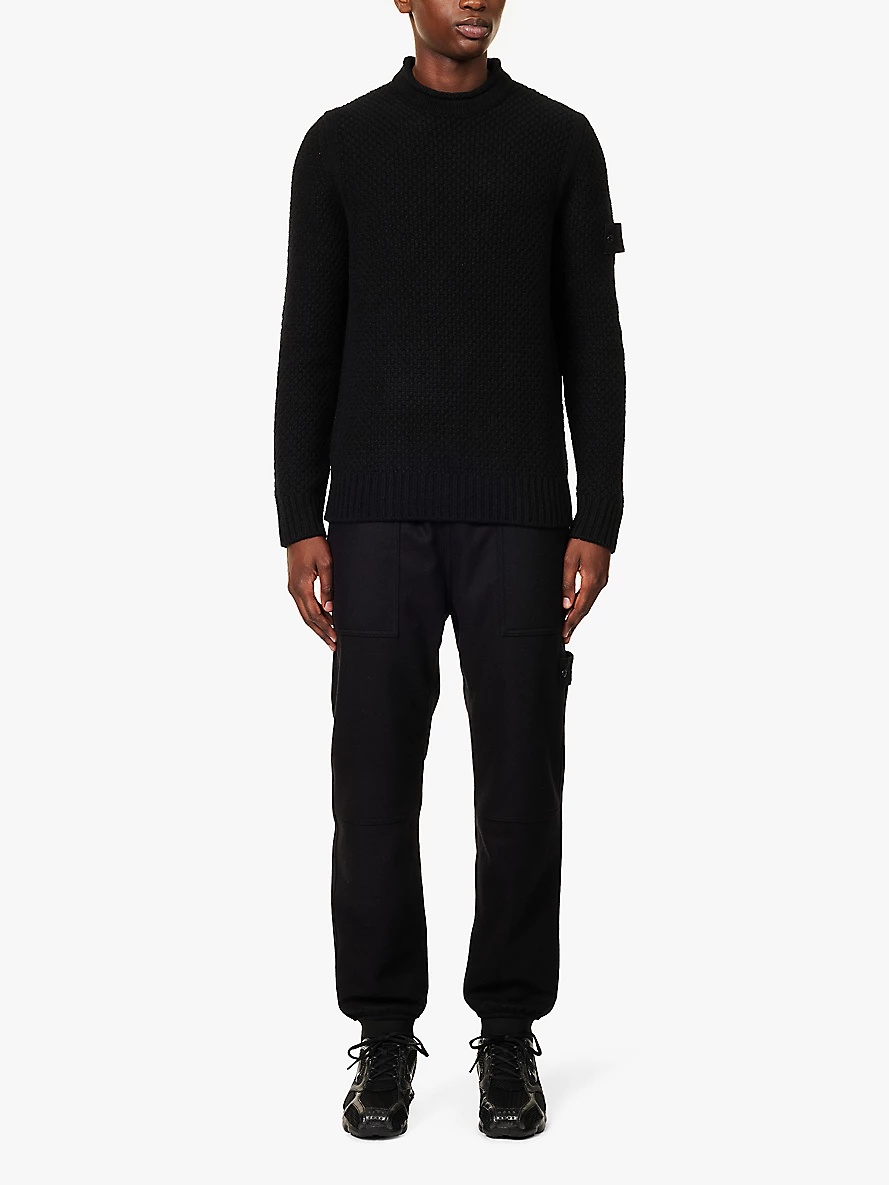 Ghost crew-neck relaxed-fit wool jumper - 2