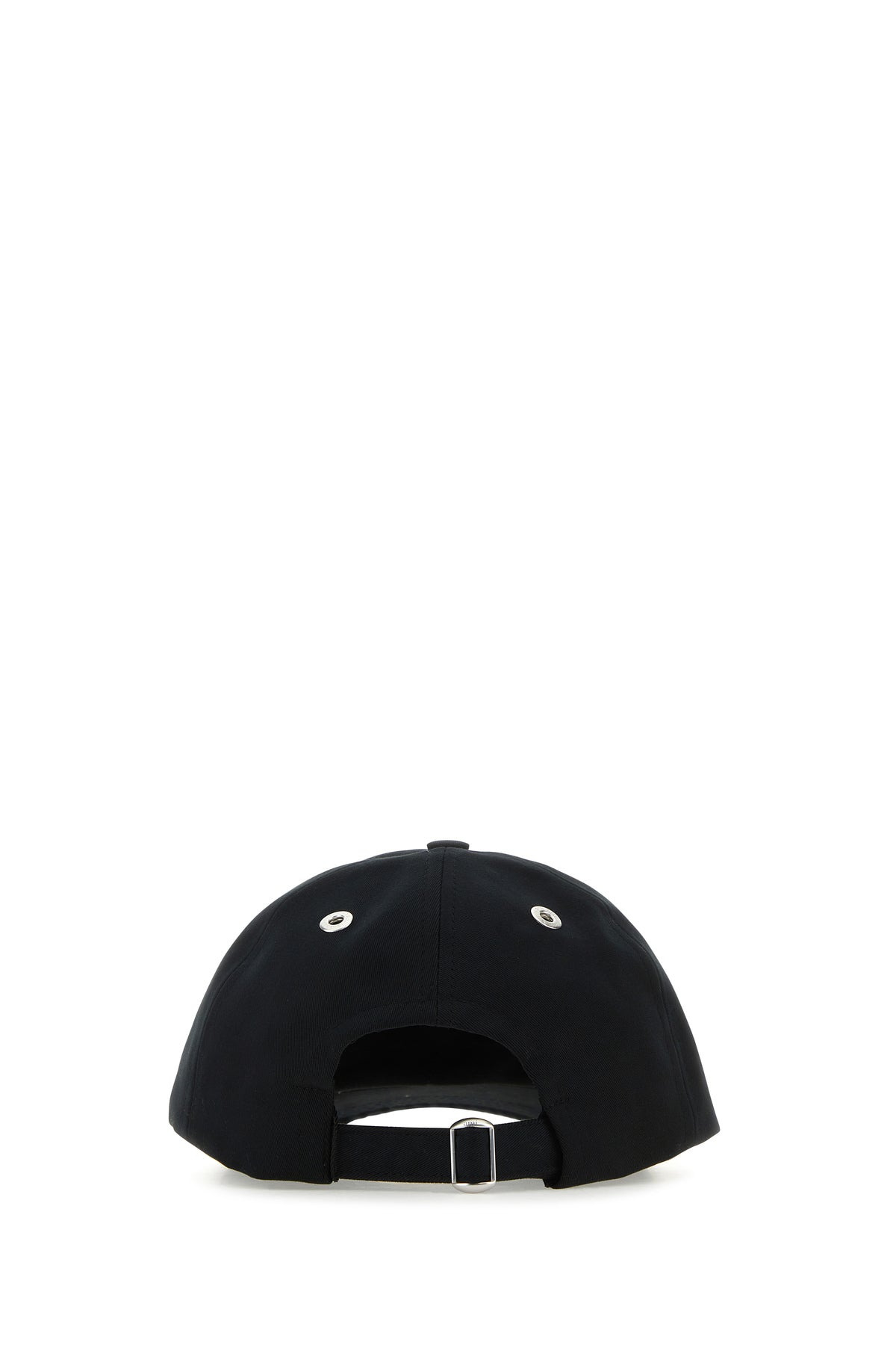 Black cotton baseball cap - 3