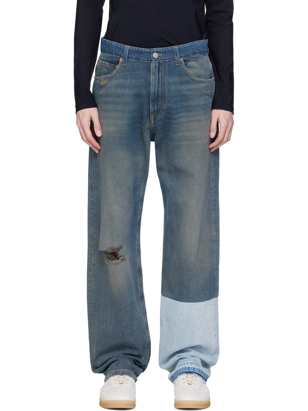 Blue 5 Pockets Jeans - 1