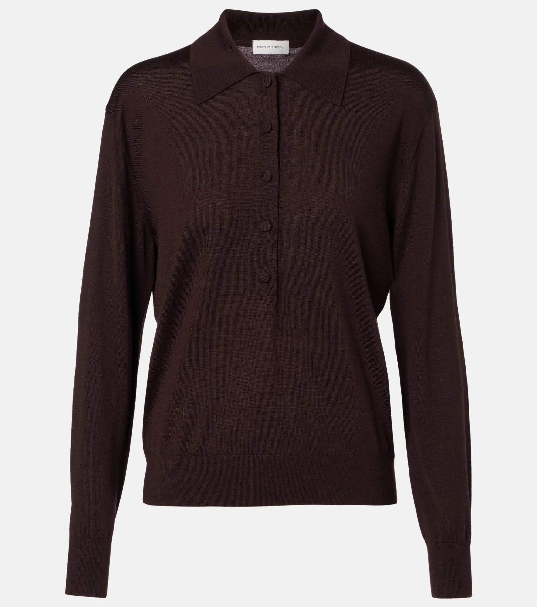 Wool polo shirt - 1