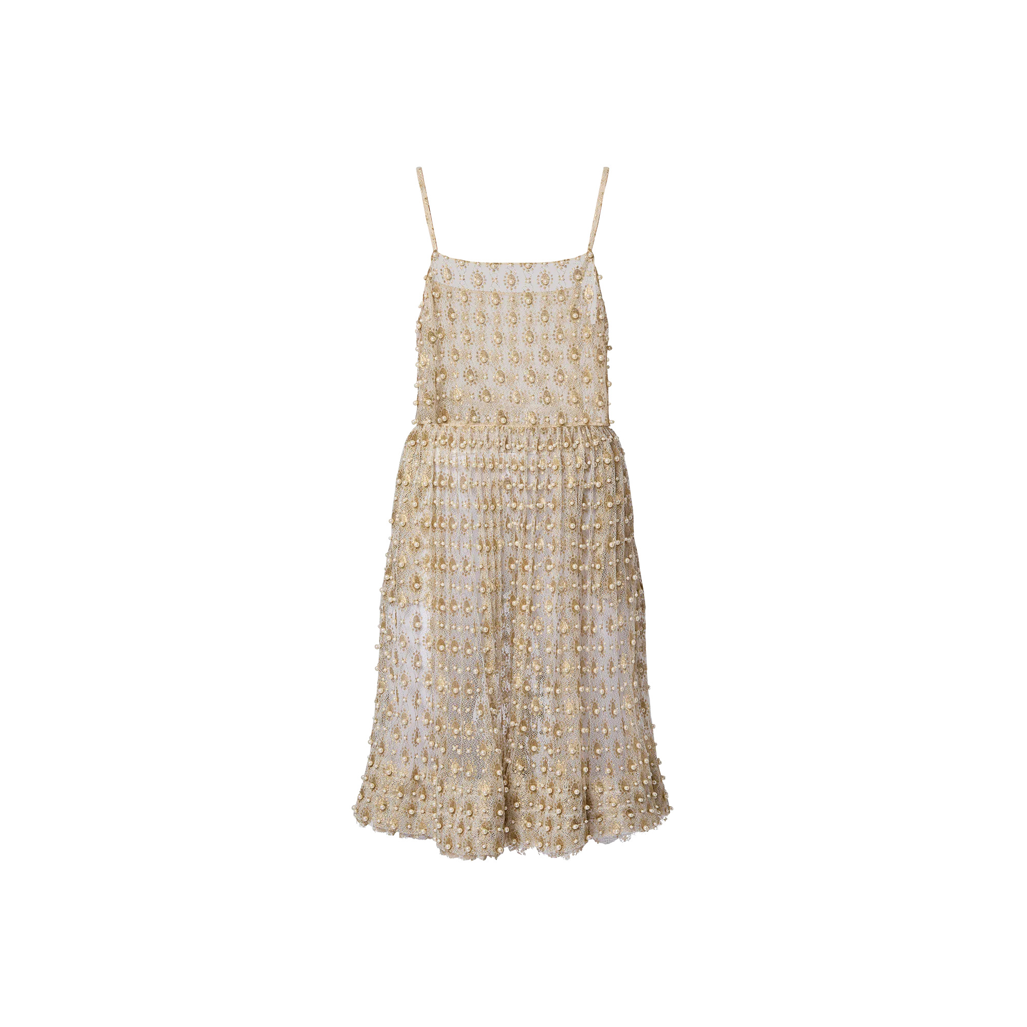 Embroidered Lace Playsuit - 1