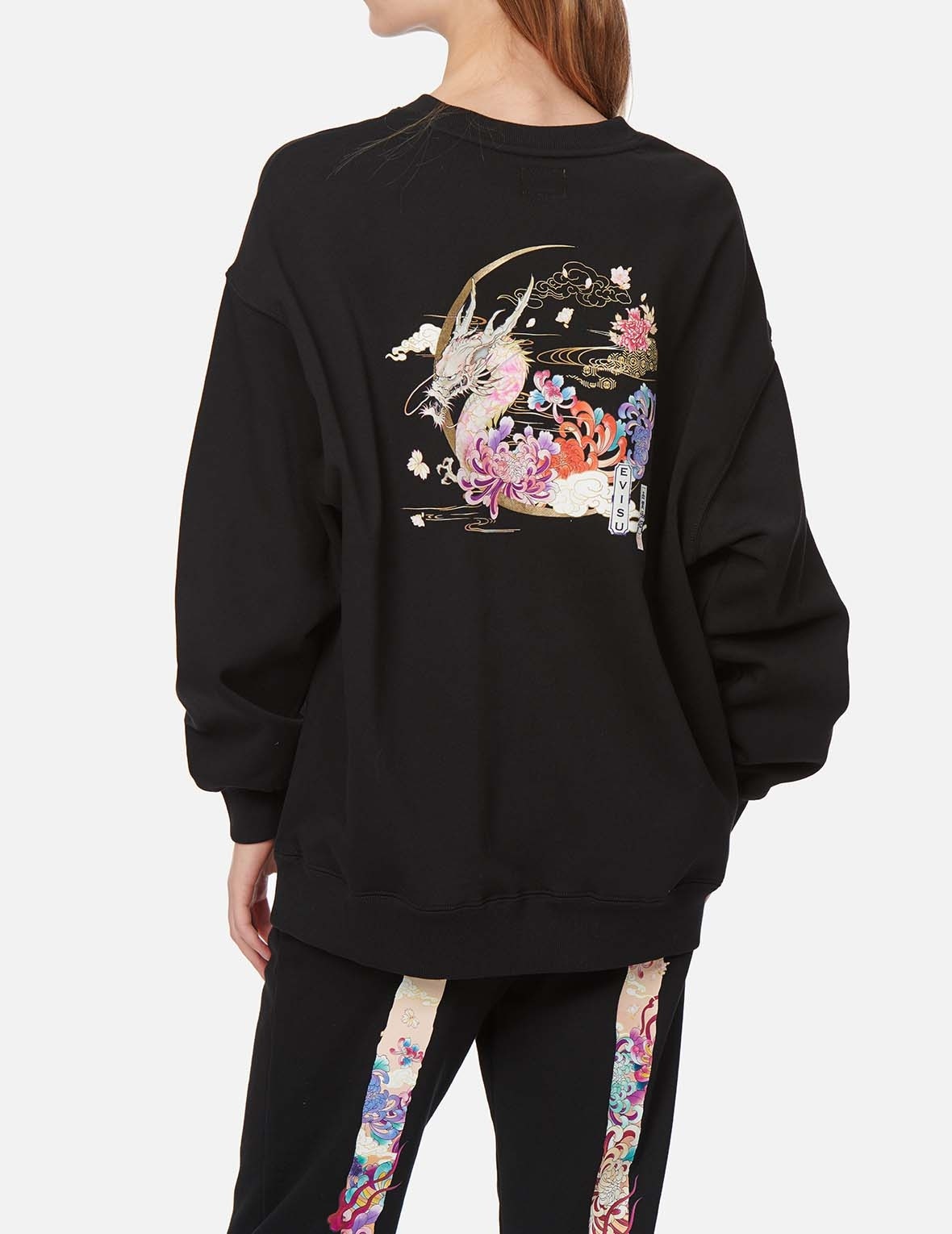 MOONLIGHT DRAGON PRINT SWEATSHIRT - 3