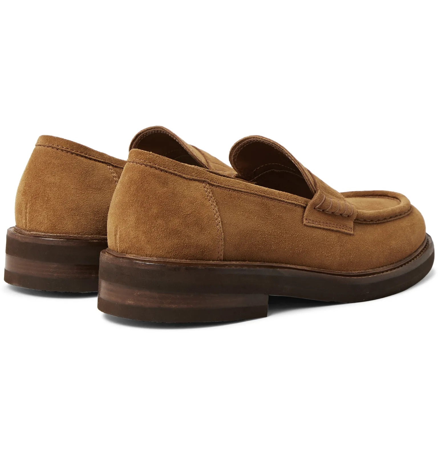 Suede Penny Loafers - 5