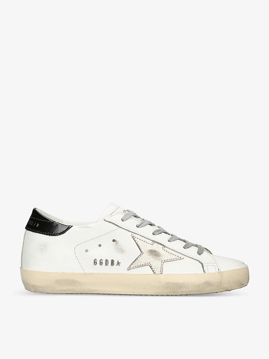 Superstar 11538 brand-patch leather low-top trainers - 1