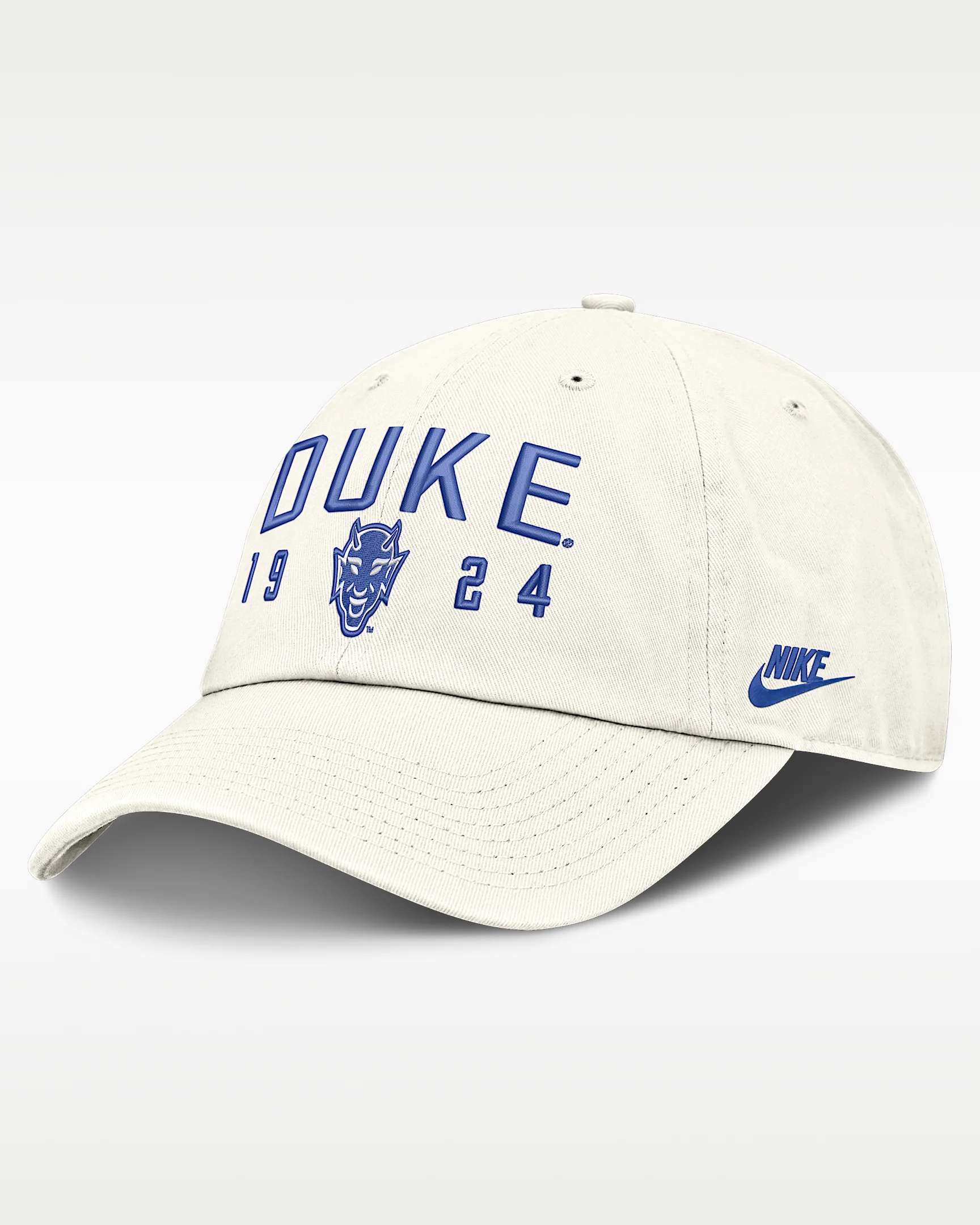 Duke Natural Club Men's Nike College Adjustable Hat - 1