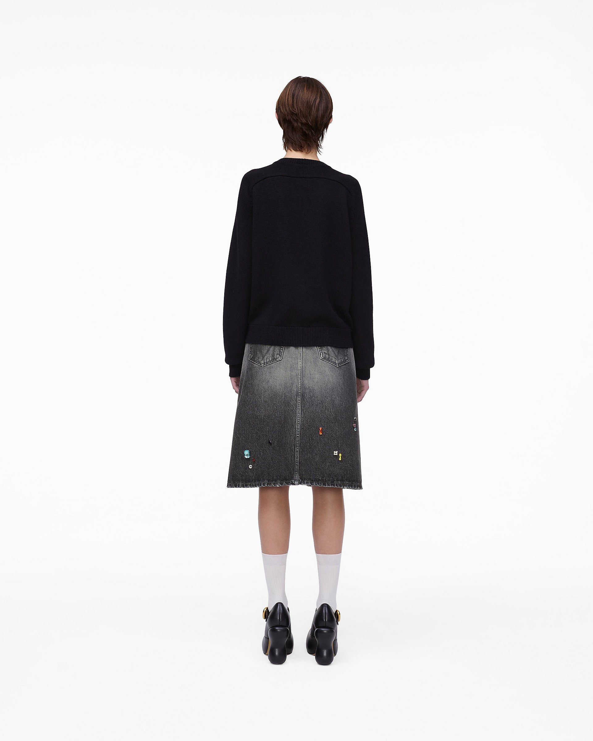 GEM KNIT LOGO CREWNECK - 4