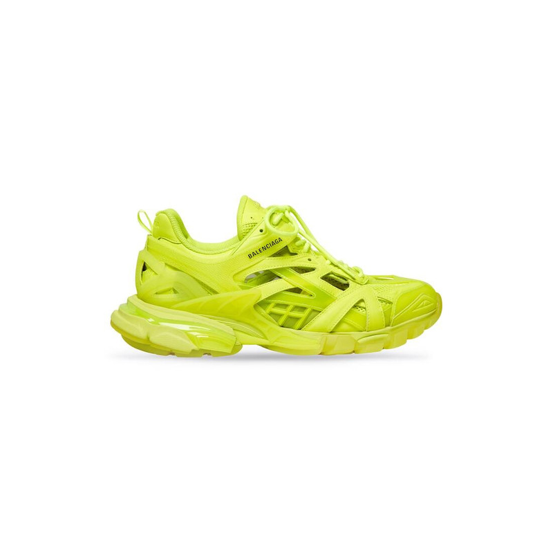 Men's Track.2 Clear Sole Sneaker in Fluo Yellow - 1