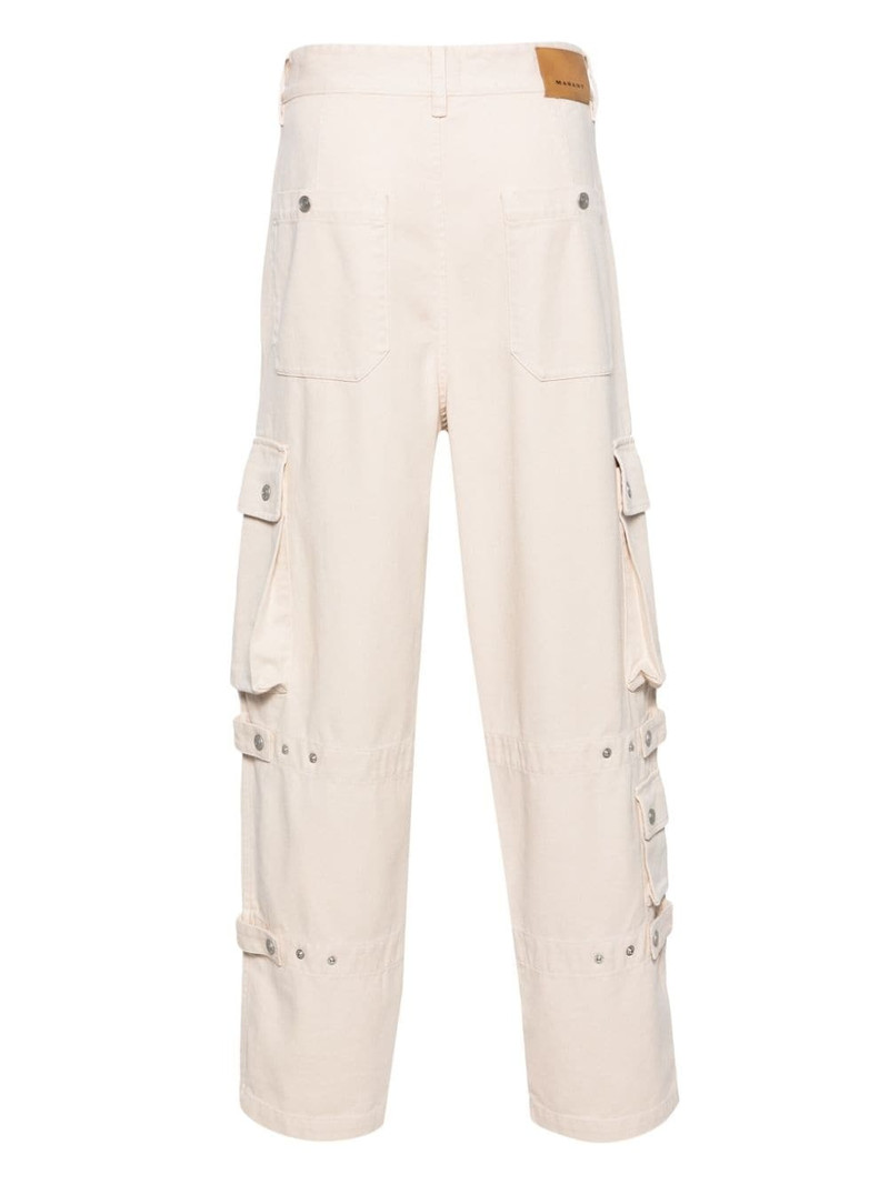 Isabel Marant Telore cotton cargo trousers outlook