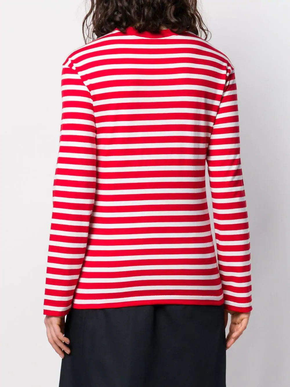 striped logo sweatshirt - 4