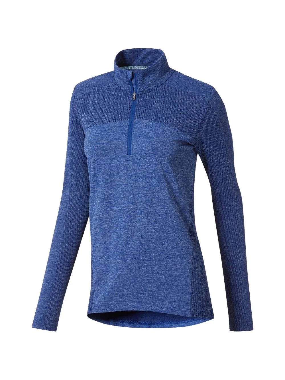 seamless quarter zip T-shirt - 1
