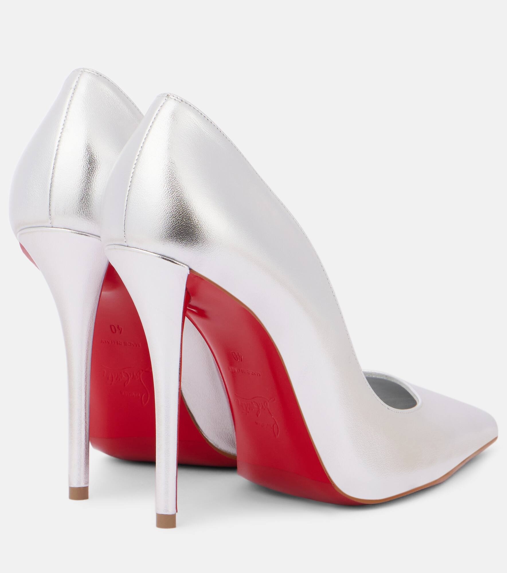 Miss Z 100 metallic leather pumps - 2
