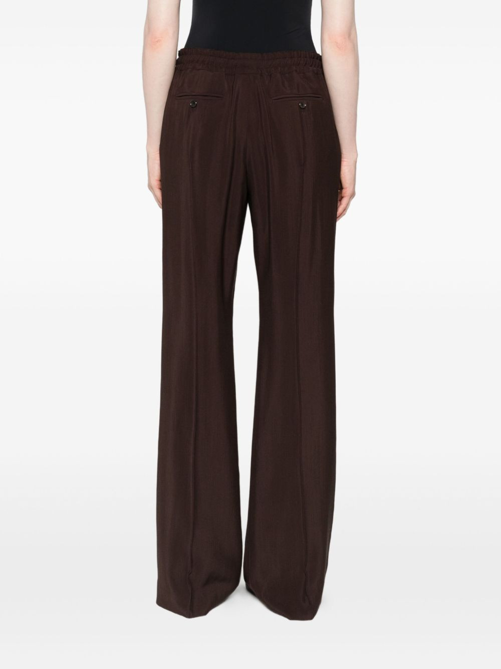 side-seam drawstring trousers - 4