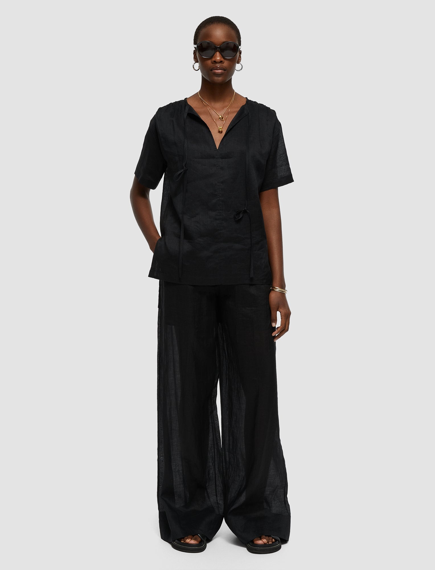Ramie Voile Birna Top - 2