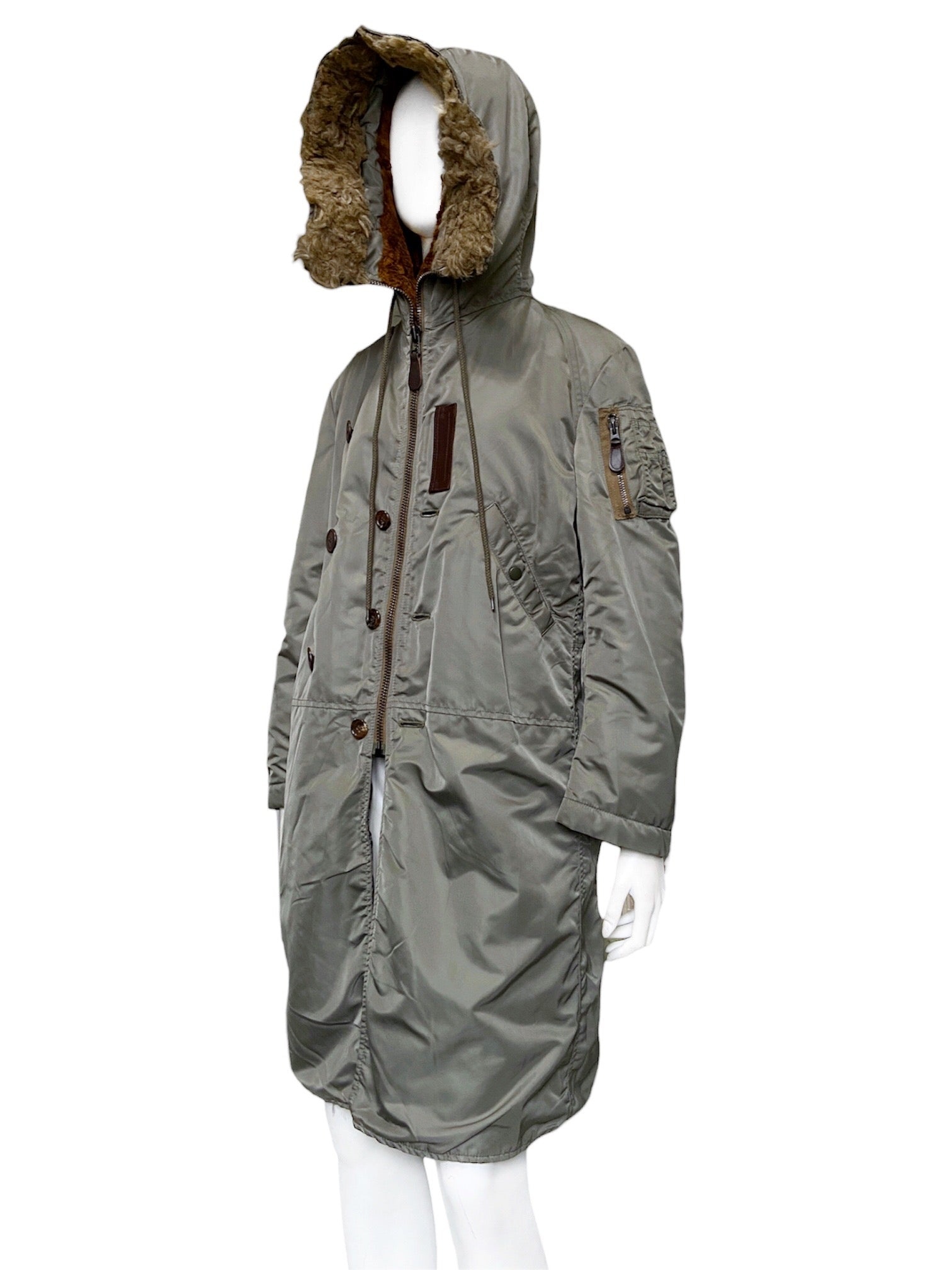 Junya Watanabe Fall 2006 Grail N-3B Oversized Military Parka Coat S - 4