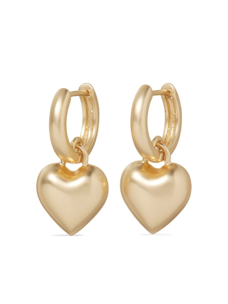 The Itsy Bitsy heart-charm hoop earrings 1