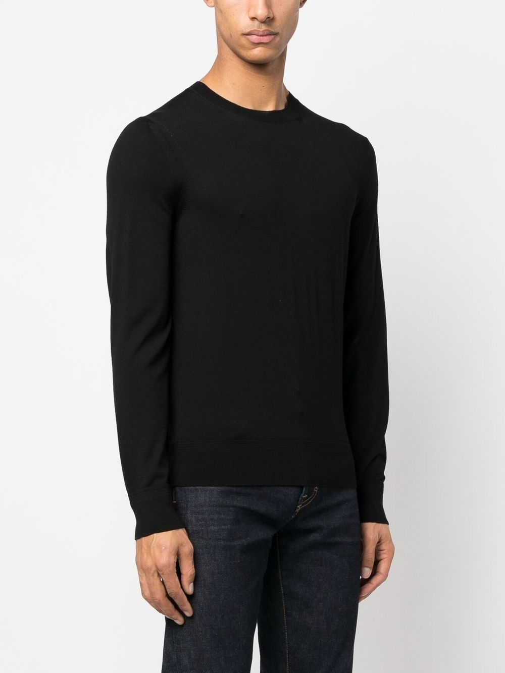 fine-knit wool jumper - 3