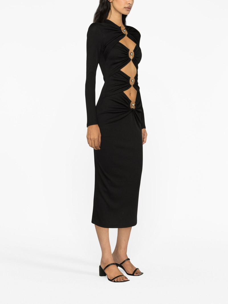 CHRISTOPHER ESBER Orbit Cut-out Midi Dress outlook