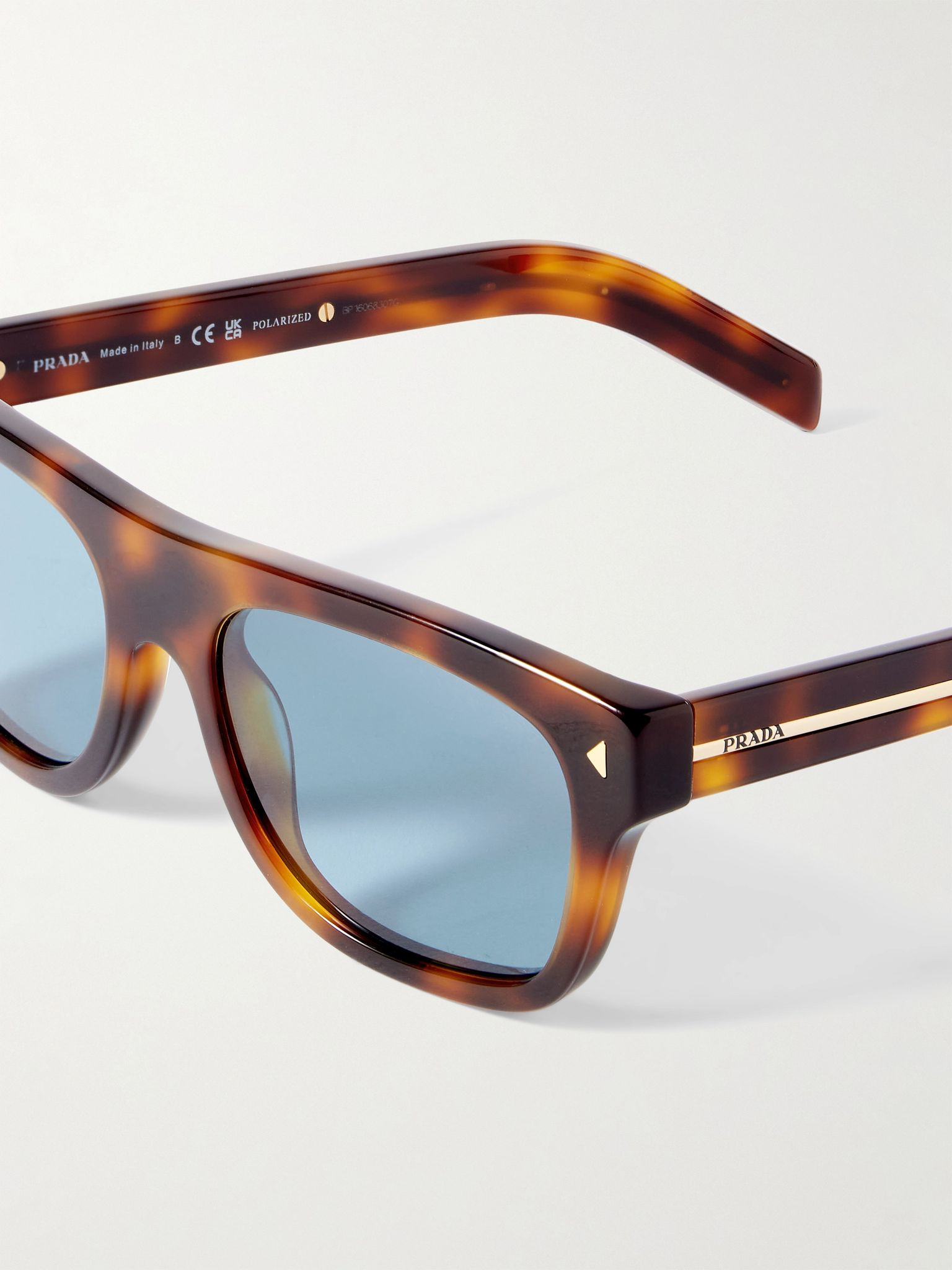 D-Frame Tortoiseshell Acetate Sunglasses Tortoiseshell - 3