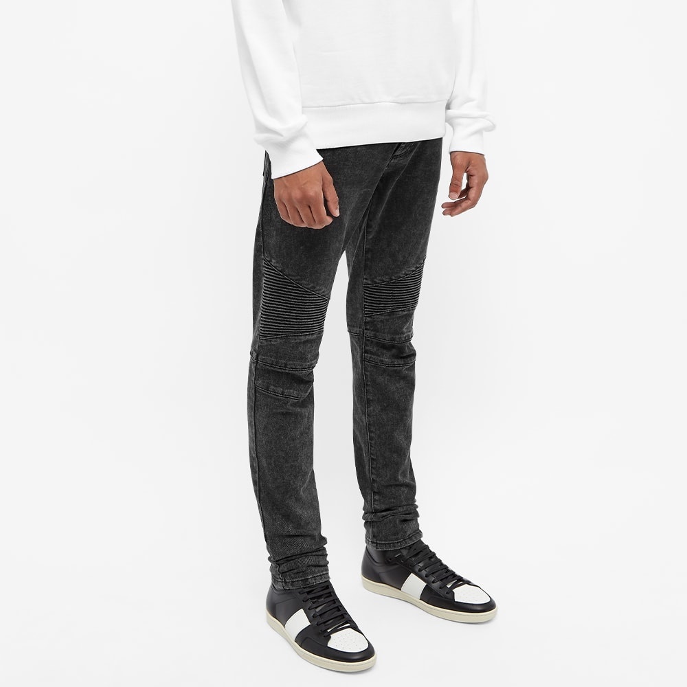 Balmain Slim Biker Jean - 4