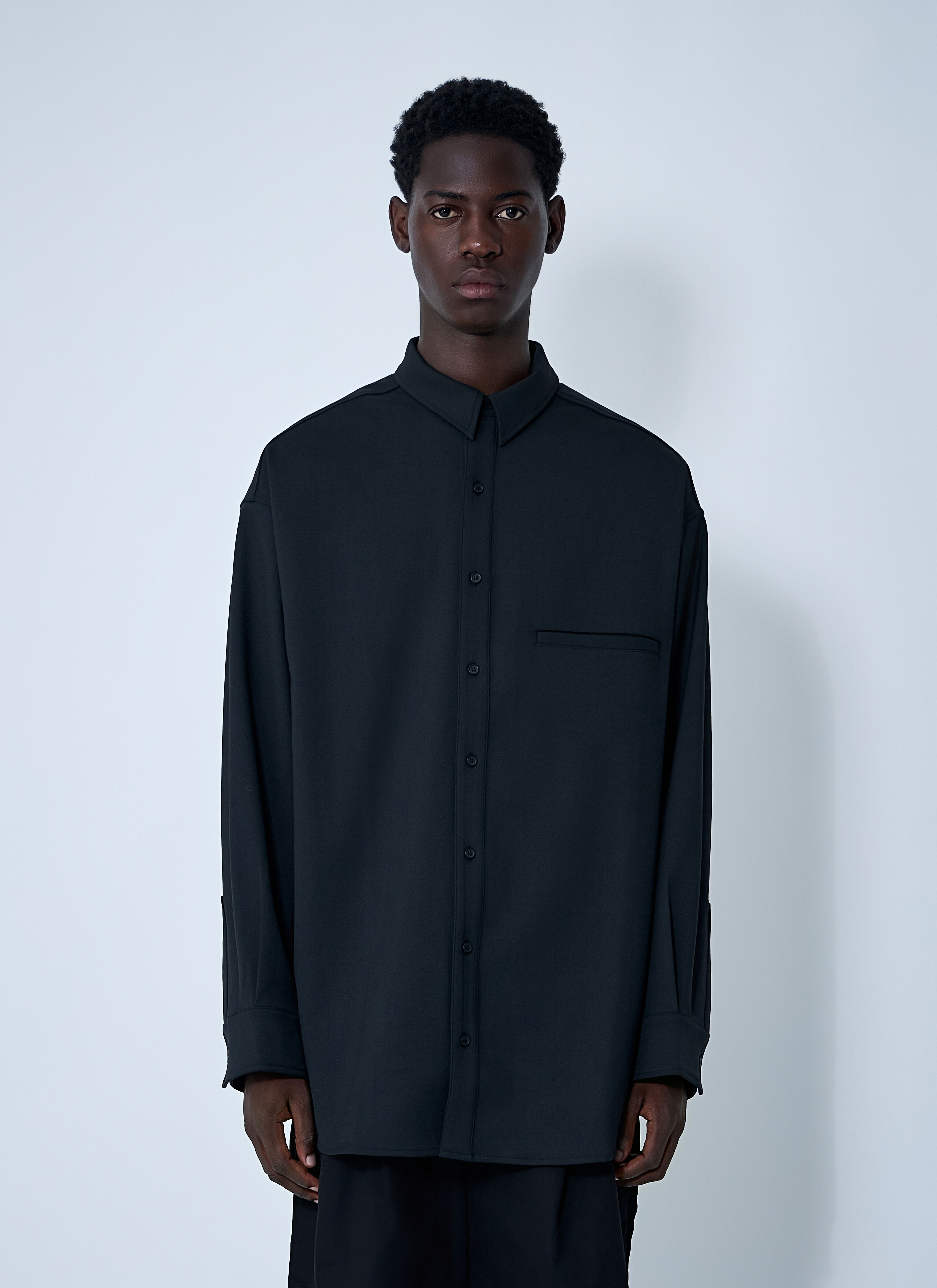 Giant Wool-Blend Shirt - 1