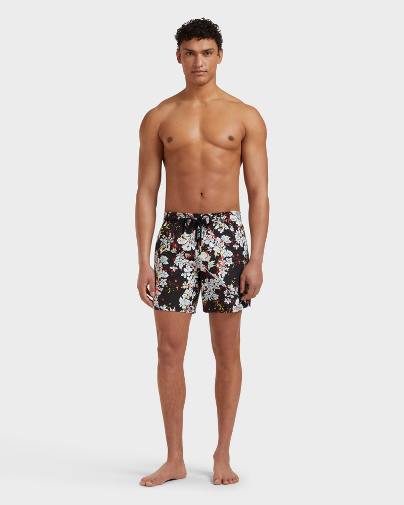 Vilebrequin Men Swim Trunks Flower Splash - VBQ x Palm Angels outlook