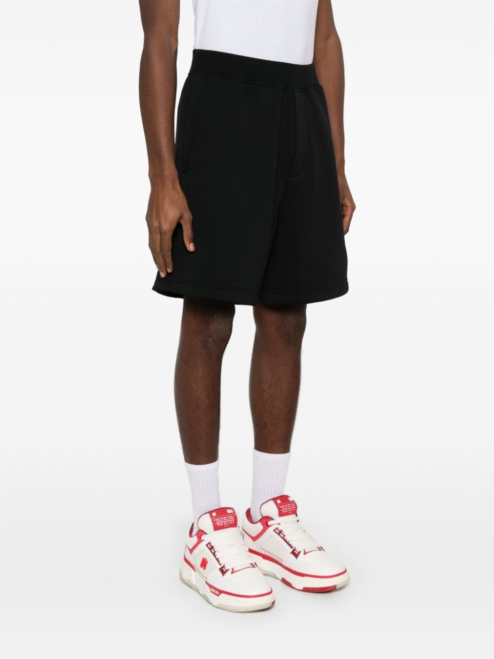 flocked logo track shorts - 3