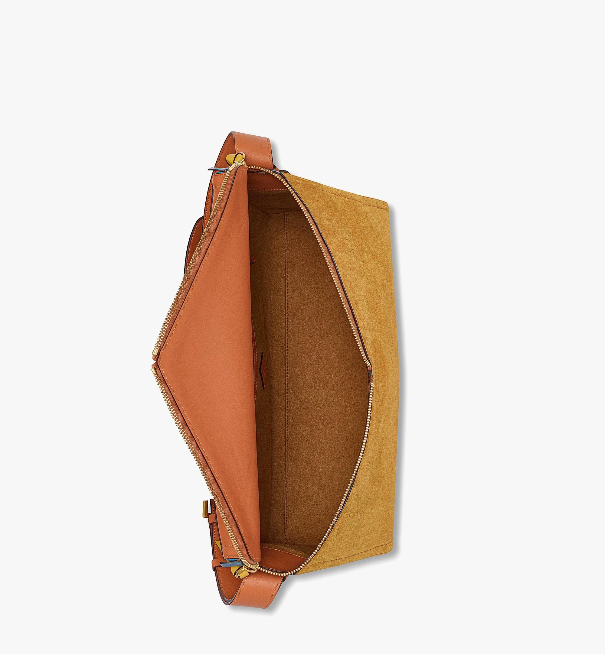 Diamant 3D Shoulder Bag in Suede and Calf Leather - 4