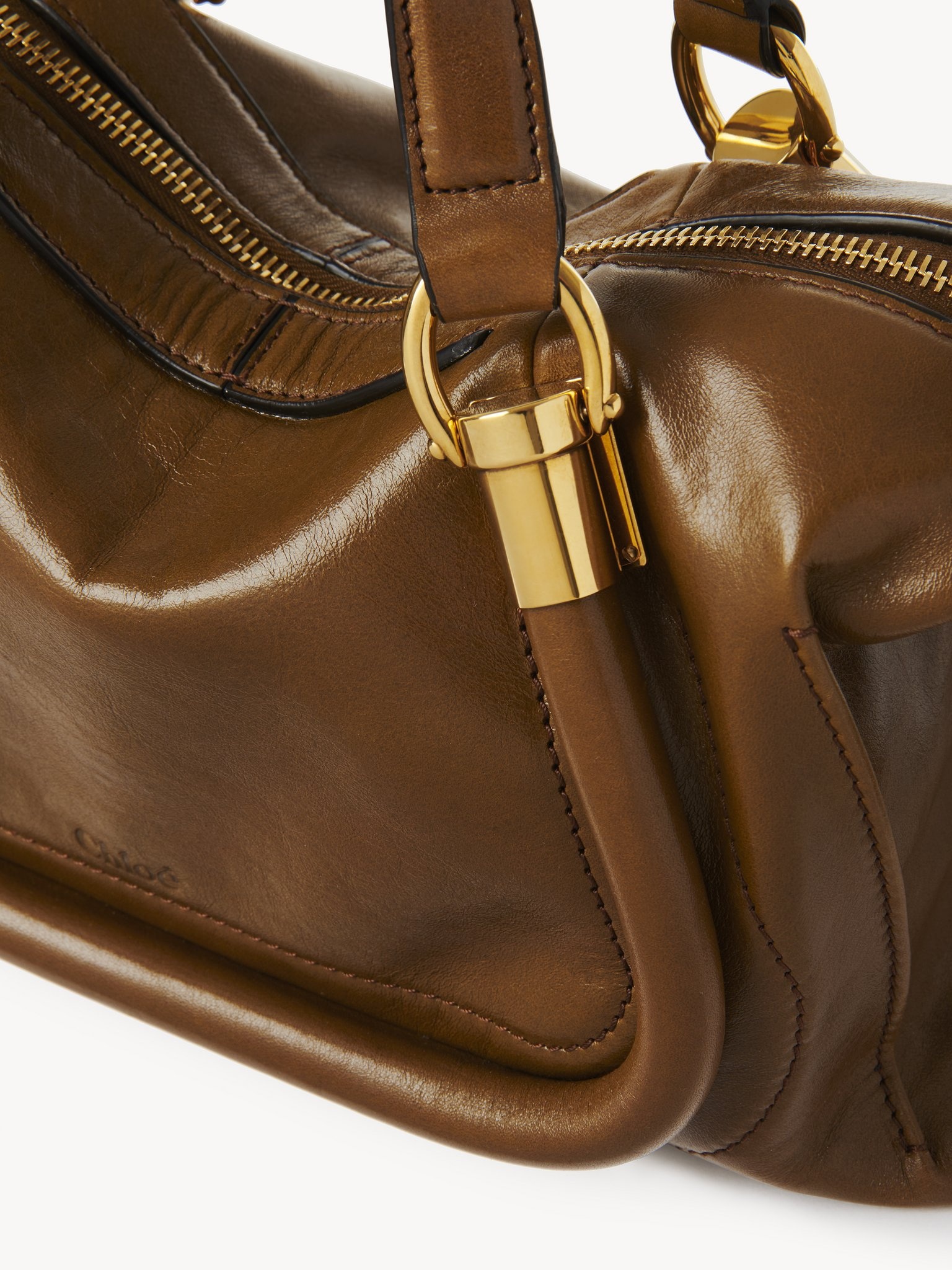 SMALL PARATY 24 BAG IN SHINY LEATHER - 6