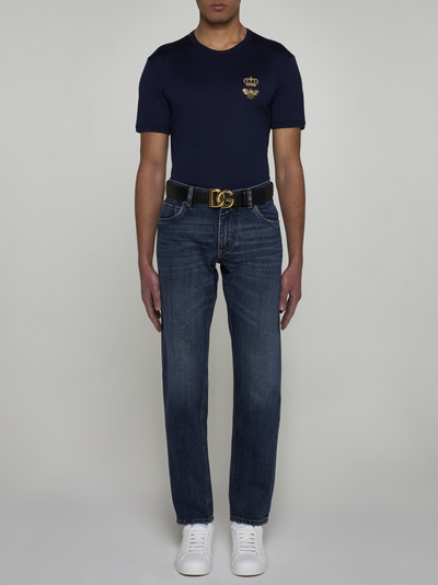 Dolce & Gabbana Logo-plaque jeans outlook